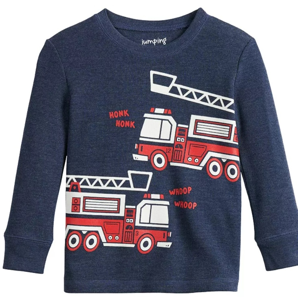 Jumping Beans Long Sleeve Thermal Crewneck